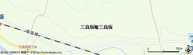 広島県三次市三良坂町三良坂周辺の地図