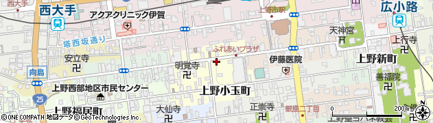 浜田理容店周辺の地図
