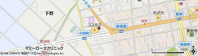 愛知県豊橋市小向町（西小向）周辺の地図