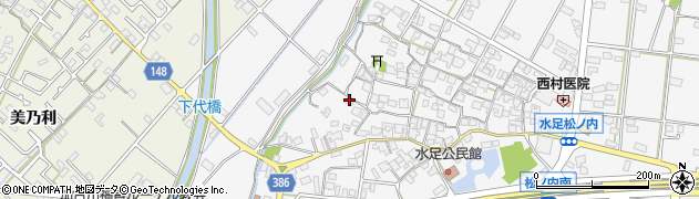 兵庫県加古川市野口町水足1103周辺の地図