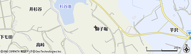 愛知県美浜町（知多郡）野間（獅子堀）周辺の地図