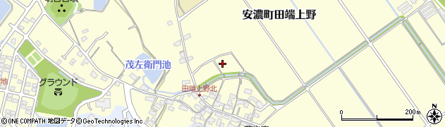 三重県津市安濃町田端上野周辺の地図