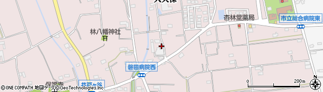 静岡県磐田市大久保555周辺の地図