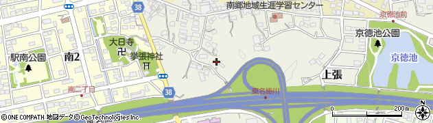 静岡県掛川市上張335周辺の地図