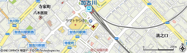 ミラエステシア　加古川店周辺の地図