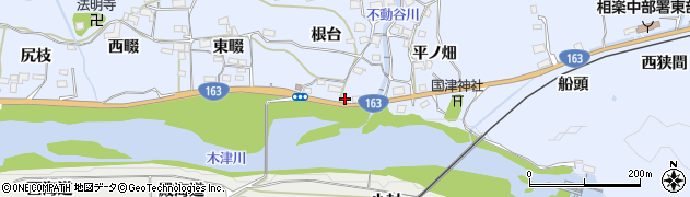 京都府相楽郡笠置町有市根台34周辺の地図
