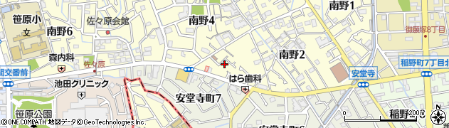 兵庫県伊丹市南野（宮ノ前）周辺の地図