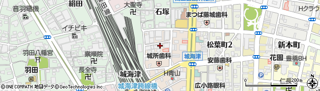 高沢内科周辺の地図