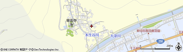 兵庫県赤穂市木生谷11周辺の地図