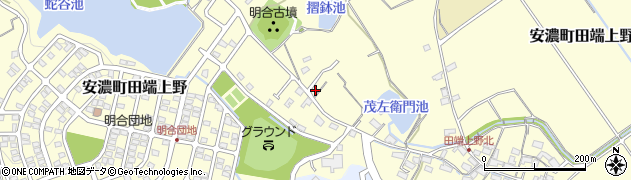三重県津市安濃町田端上野739周辺の地図