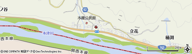 京都府和束町（相楽郡）木屋周辺の地図
