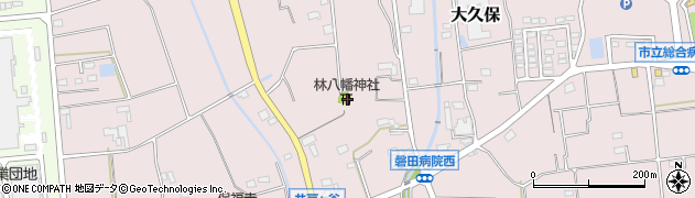 静岡県磐田市大久保219周辺の地図