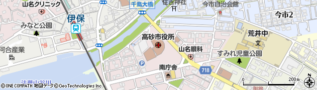 兵庫県高砂市周辺の地図