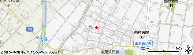 兵庫県加古川市野口町水足1267周辺の地図