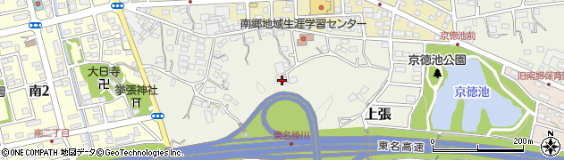 静岡県掛川市上張202周辺の地図