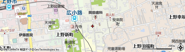 三重県伊賀市上野農人町439周辺の地図