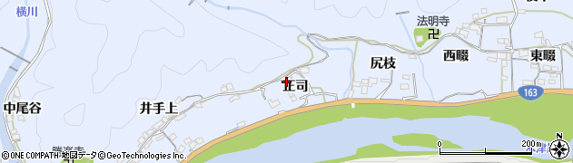 京都府笠置町（相楽郡）有市（正司）周辺の地図