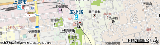 三重県伊賀市上野農人町428周辺の地図