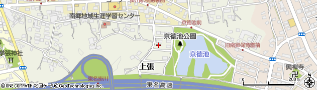 静岡県掛川市上張1516周辺の地図