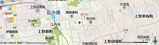 三重県伊賀市上野農人町467周辺の地図