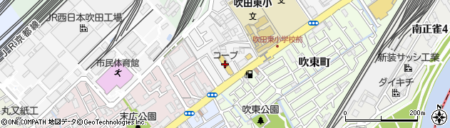 大阪よどがわ市民生協コールセンター周辺の地図