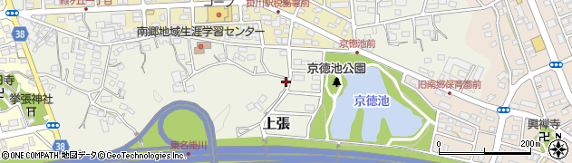静岡県掛川市上張133周辺の地図