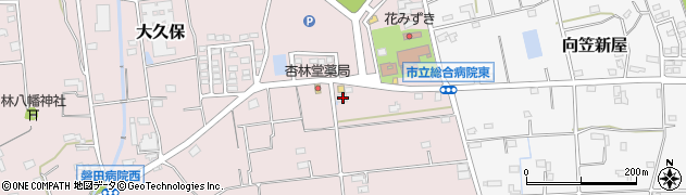 静岡県磐田市大久保886周辺の地図