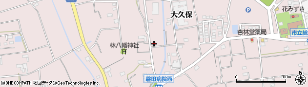 静岡県磐田市大久保525周辺の地図