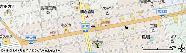 株式会社ＥＮＥＯＳウイング　豊橋新栄ＳＳ周辺の地図