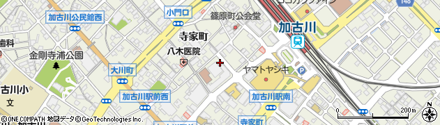 山田酒処周辺の地図