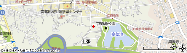 静岡県掛川市上張1512周辺の地図