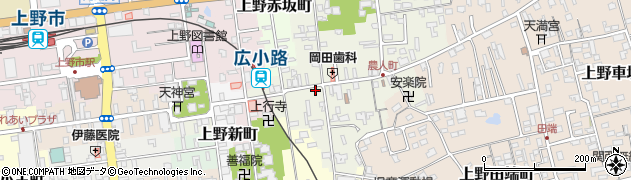 三重県伊賀市上野農人町437周辺の地図