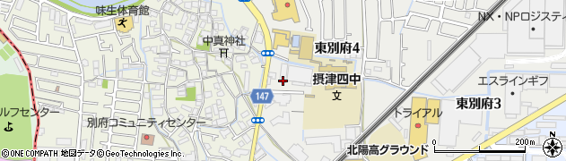 アカシヤ株式会社　摂津営業所周辺の地図