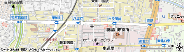 ヘルスマート寝屋川店周辺の地図