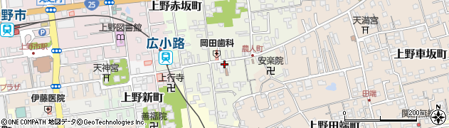 三重県伊賀市上野農人町461周辺の地図