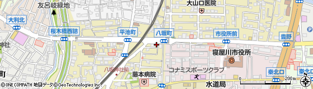 いちご いちえ 寝屋川店周辺の地図