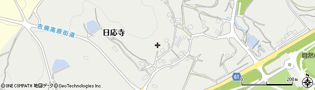 岡山県岡山市北区日応寺周辺の地図