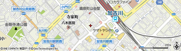 兵庫県加古川市加古川町篠原町1周辺の地図