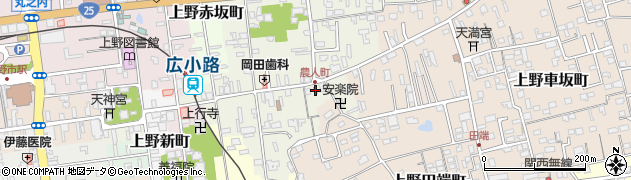 三重県伊賀市上野農人町476周辺の地図