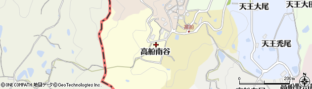 京都府京田辺市高船南谷周辺の地図