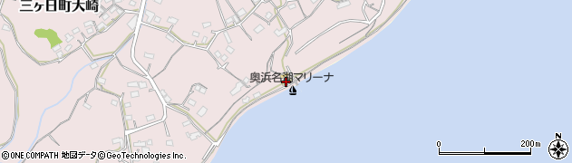 奥浜名湖マリーナ周辺の地図