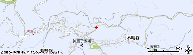 京都府木津川市山城町神童子周辺の地図