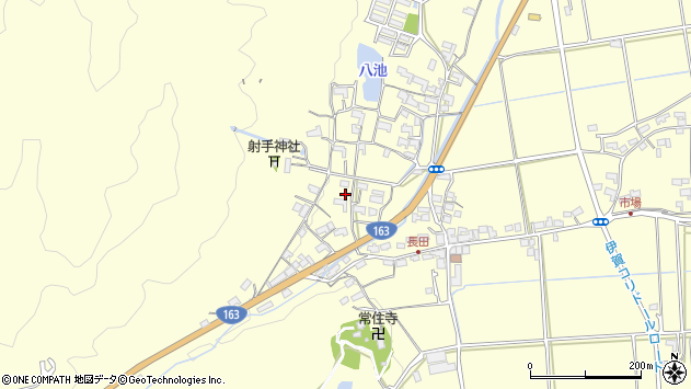 〒518-0031 三重県伊賀市長田の地図