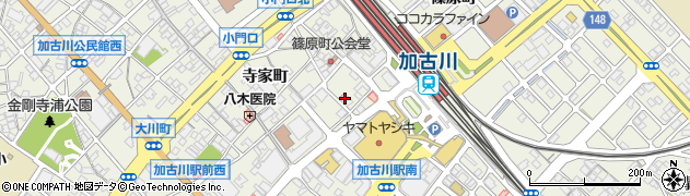 兵庫県加古川市加古川町篠原町70周辺の地図