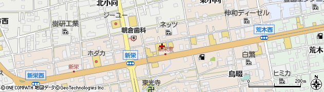 愛知トヨタＥＡＳＴ　新栄東店周辺の地図