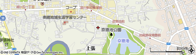 静岡県掛川市上張1511周辺の地図