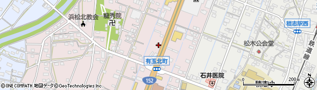 カレーハウスＣｏＣｏ壱番屋浜松有玉店周辺の地図