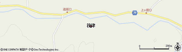 広島県北広島町（山県郡）筏津周辺の地図