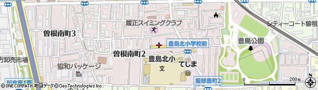 大阪府豊中市曽根南町周辺の地図