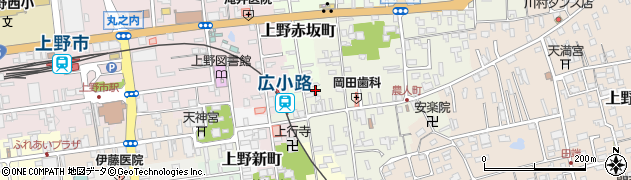 三重県伊賀市上野赤坂町277周辺の地図